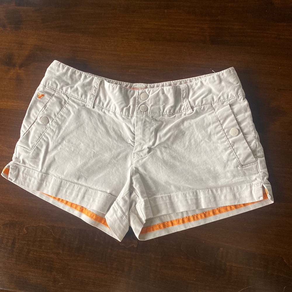 American eagle stretch stone button shorts